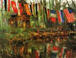 Lovis Corinth  - Bilder Gemälde - The New Pond in the Tiergarten, Berlin