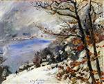 Lovis Corinth  - Bilder Gemälde - The Walchensee in Winter