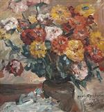 Lovis Corinth  - Bilder Gemälde - Zinnias