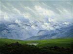 Caspar David Friedrich - Bilder Gemälde - Drifting Clouds