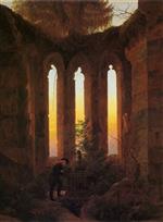 Caspar David Friedrich - paintings - Huttens Grave