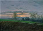 Caspar David Friedrich  - Bilder Gemälde - Plowed Field