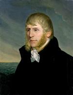 Caspar David Friedrich  - Bilder Gemälde - Portrait of Caspar Friedrich by his friend Caroline Bardua