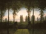 Caspar David Friedrich  - Bilder Gemälde - Remembrance of Johann Bremen