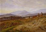 Caspar David Friedrich  - Bilder Gemälde - Riesengebirge Landscape