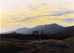 Caspar David Friedrich  - Bilder Gemälde - Ruins of Eldena in the Riesengebirge