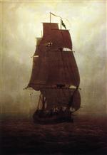 Caspar David Friedrich  - Bilder Gemälde - Sailing Ship