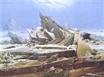 Caspar David Friedrich  - Bilder Gemälde - Sea of Ice