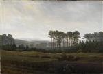 Caspar David Friedrich  - Bilder Gemälde - The Afternoon
