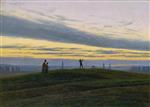 Caspar David Friedrich  - Bilder Gemälde - The Evening Star