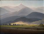 Caspar David Friedrich  - Bilder Gemälde - View of Warmbrunn