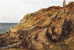 Johan Barthold Jongkind - Bilder Gemälde - Cliffs