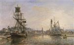 Johan Barthold Jongkind - Bilder Gemälde - Honfleur