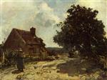 Johan Barthold Jongkind - Bilder Gemälde - In the Vicinity of Nevers