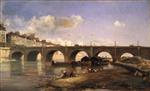 Johan Barthold Jongkind  - Bilder Gemälde - Le Pont de la Tournelle, Paris
