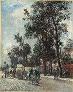 Johan Barthold Jongkind  - Bilder Gemälde - Place d'Enfer, Paris