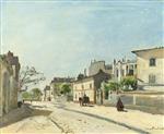 Johan Barthold Jongkind  - Bilder Gemälde - Rue Nôtre-Dame, Paris