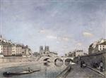 Johan Barthold Jongkind  - Bilder Gemälde - The Seine and Notre-Dame in Paris