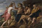 Jacob Jordaens - Bilder Gemälde - Apollo as Victor over Pan