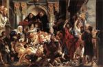 Jacob Jordaens - Bilder Gemälde - Christ Driving the Merchants from the Temple