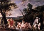 Jacob Jordaens - Bilder Gemälde - Diana and Actaeon