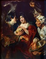 Jacob Jordaens - Bilder Gemälde - Die Versuchung der Heiligen Maria Magdalena