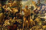 Jacob Jordaens - Bilder Gemälde - Diogenes Searching for an Honest Man