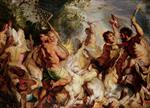 Jacob Jordaens - Bilder Gemälde - Lapiths and the Centaurs