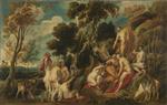 Jacob Jordaens - Bilder Gemälde - Marsyas Ill-treated by the Muses