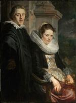 Jacob Jordaens  - Bilder Gemälde - Portrait of a Young Married Couple
