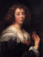 Jacob Jordaens  - Bilder Gemälde - Portrait of his Daughter, Elisabeth