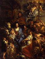 Jacob Jordaens  - Bilder Gemälde - The Adoration of the Shepherds
