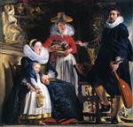 Jacob Jordaens  - Bilder Gemälde - The Family of the Artist