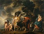 Jacob Jordaens  - Bilder Gemälde - The Flight into Egypt