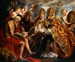 Jacob Jordaens  - Bilder Gemälde - The Four Doctors of the Church