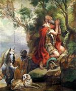 Jacob Jordaens  - Bilder Gemälde - The Prayer of Gideon, cartoon for a tapestry