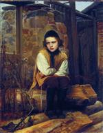 Iwan Nikolajewitsch Kramskoi - Bilder Gemälde - A Jewish Boy
