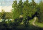 Iwan Nikolajewitsch Kramskoi - Bilder Gemälde - Forest Path