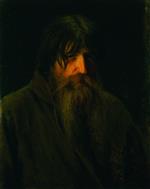 Iwan Nikolajewitsch Kramskoi - Bilder Gemälde - Head of a Peasant