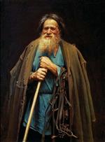 Iwan Nikolajewitsch Kramskoi - Bilder Gemälde - Peasant Holding a Bridle