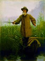Iwan Nikolajewitsch Kramskoi - Bilder Gemälde - Poet Apollon Maikov