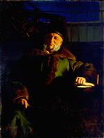 Iwan Nikolajewitsch Kramskoi - Bilder Gemälde - Portrait of Astronomer Otto Struve