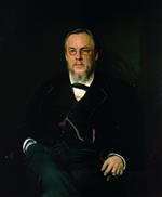 Iwan Nikolajewitsch Kramskoi - Bilder Gemälde - Portrait of Dr. Sergei Botkin