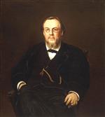 Iwan Nikolajewitsch Kramskoi  - Bilder Gemälde - Portrait of Sergei Petrovich Botkin