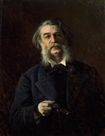 Iwan Nikolajewitsch Kramskoi  - Bilder Gemälde - Portrait of Writer Dmitry Grigorovich