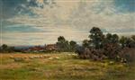 Benjamin Williams Leader - Bilder Gemälde - A Surrey Meadow
