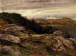 Benjamin Williams Leader - Bilder Gemälde - A Welsh Hillside Path