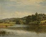 Benjamin Williams Leader - Bilder Gemälde - Afternoon on the Thames