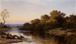 Benjamin Williams Leader - Bilder Gemälde - An Autumn Evening on the Lledr, North Wales