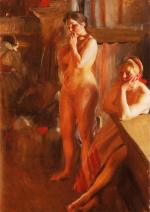 Anders Zorn - Peintures - Au sauna